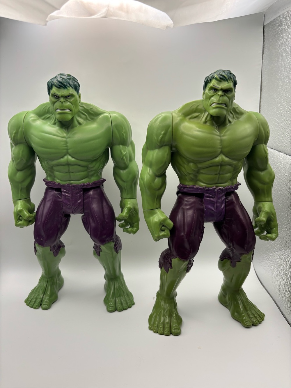 Marvel Hulk 12” Action Figure Lot Of 2 Hasbro 2013 Avengers Large Jumbo Figures
